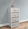 Sorbus Dresser with 4 Drawers - Bedside Furniture & Night Stand End Table Dresser with Steel Frame, Wood Top, Easy Pull Fabric Bins for Home, Bedroom Accessories, Office & Dorm